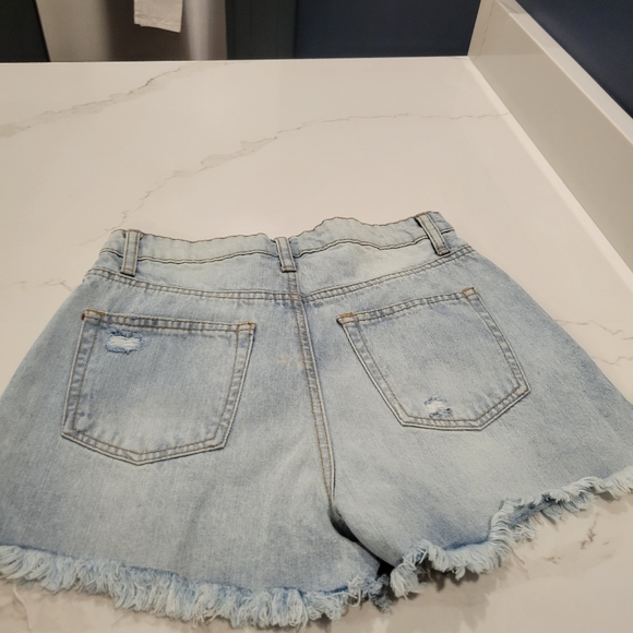 Vanilla Sky Distressed Vintage High Rise Size 5 Shorts BNWOT - Picture 5 of 7